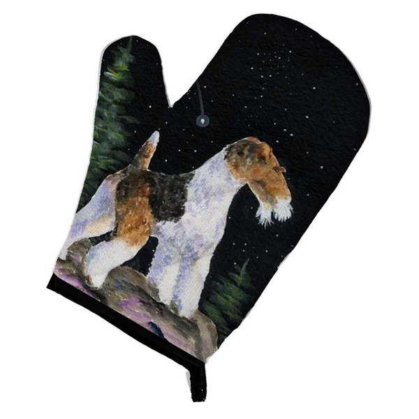 Carolines Treasures Starry Night Fox Terrier Oven Mitt SS8500OVMT